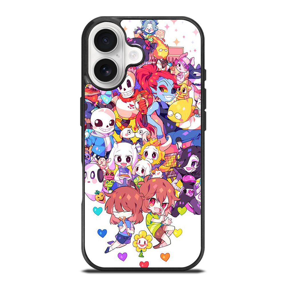 UNDERTALE ALL CHARACTER CARTOON iPhone 17 Case Cover