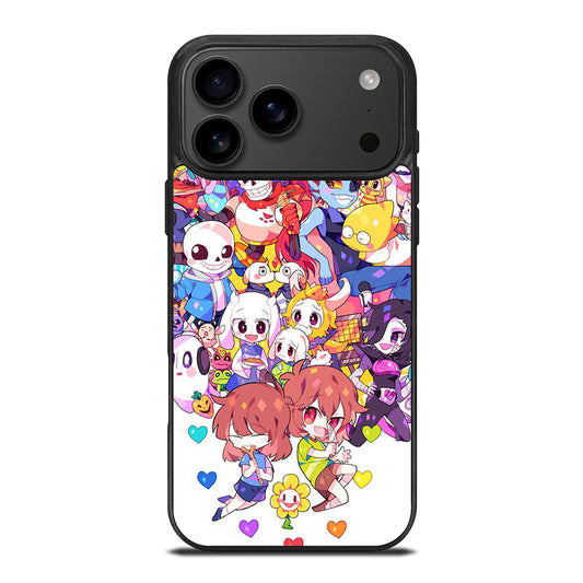 UNDERTALE ALL CHARACTER CARTOON iPhone 17 Pro Max Case Cover