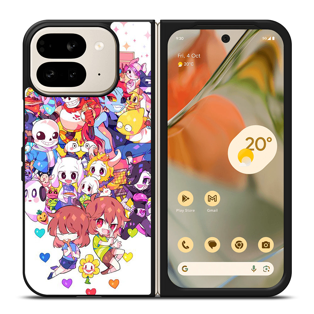 UNDERTALE ALL CHARACTER CARTOON Google Pixel 9 Pro Fold Case Cover