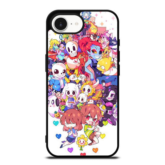 UNDERTALE ALL CHARACTER CARTOON iPhone 16e Case Cover
