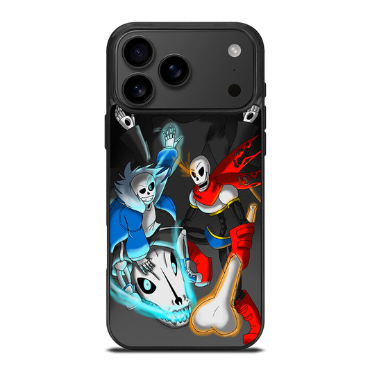 UNDERTALE PAPYRUS AND SANS ART iPhone 17 Pro Max Case Cover