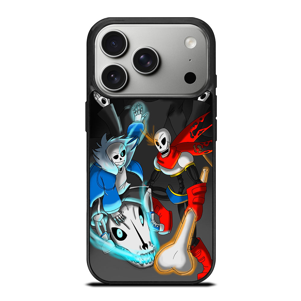 UNDERTALE PAPYRUS AND SANS ART iPhone 17 Pro Case Cover