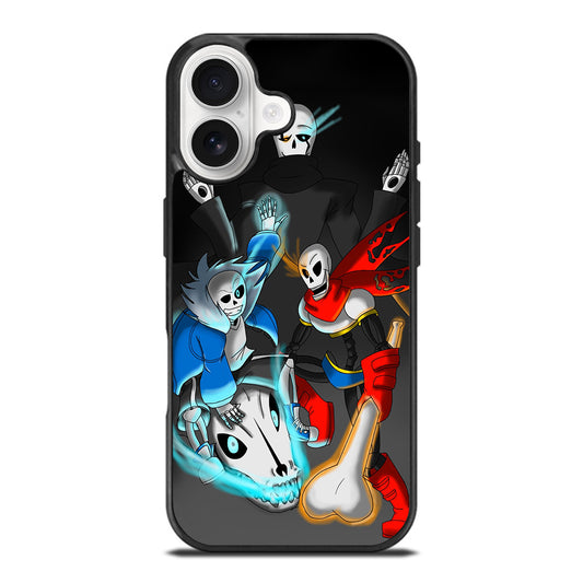 UNDERTALE PAPYRUS AND SANS ART iPhone 17 Case Cover