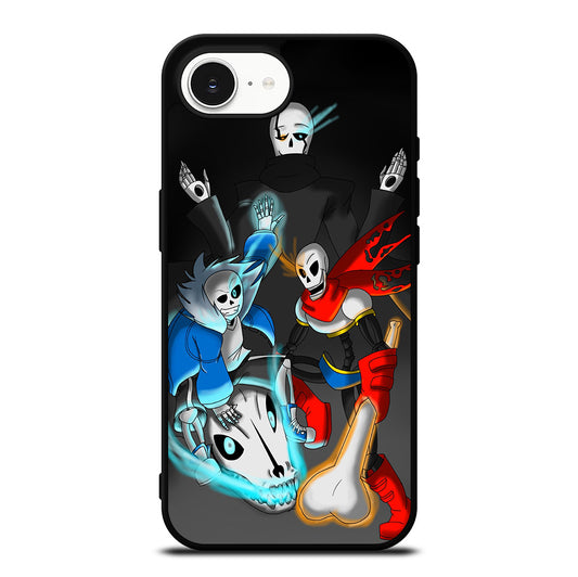 UNDERTALE PAPYRUS AND SANS ART iPhone 16e Case Cover