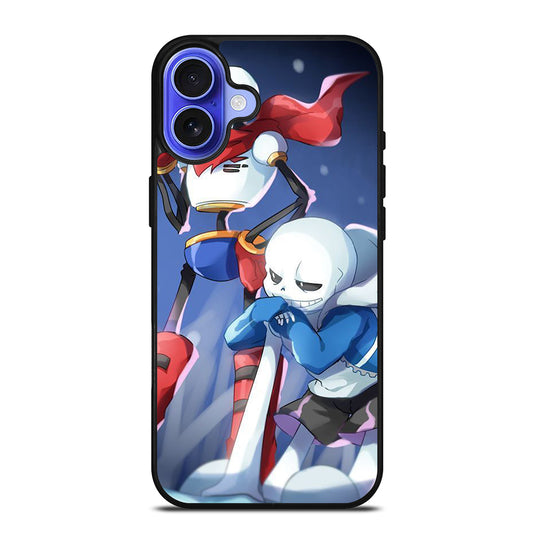 UNDERTALE PAPYRUS AND SANS CARTOON iPhone 16 Case Cover