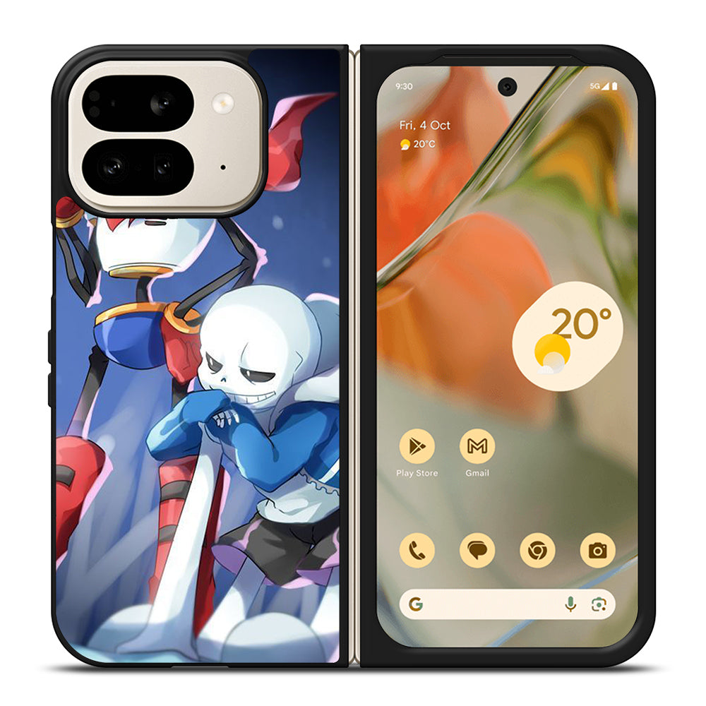 UNDERTALE PAPYRUS AND SANS CARTOON Google Pixel 9 Pro Fold Case Cover