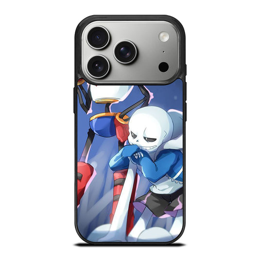 UNDERTALE PAPYRUS AND SANS CARTOON iPhone 17 Pro Case Cover