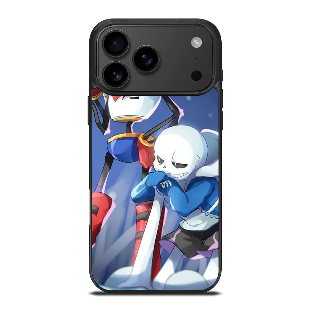 UNDERTALE PAPYRUS AND SANS CARTOON iPhone 17 Pro Max Case Cover
