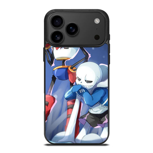 UNDERTALE PAPYRUS AND SANS CARTOON iPhone 17 Pro Max Case Cover