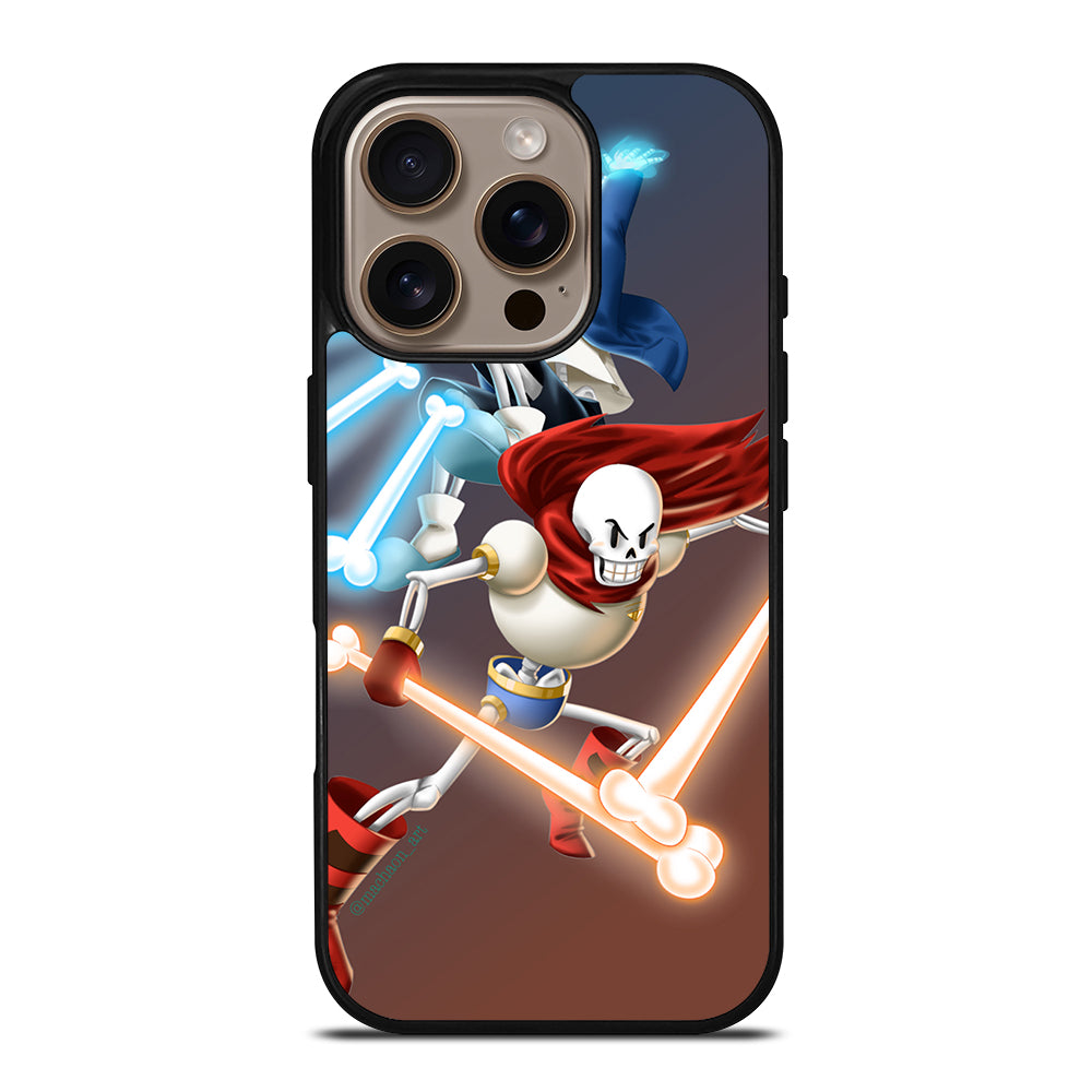 UNDERTALE PAPYRUS AND SANS iPhone 16 Pro Case Cover