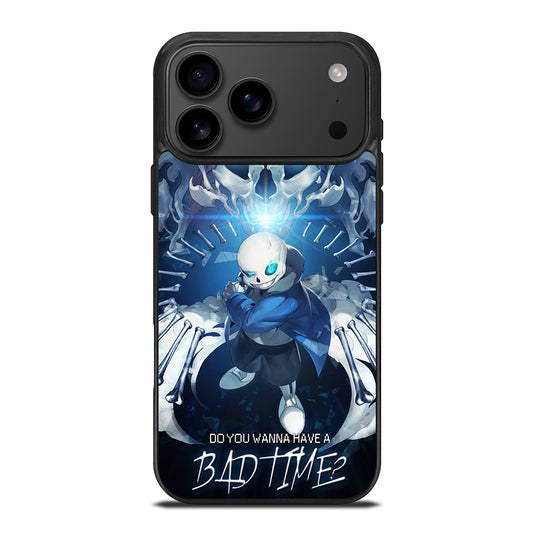 UNDERTALE SANS BAD TIME CARTOON iPhone 17 Pro Max Case Cover
