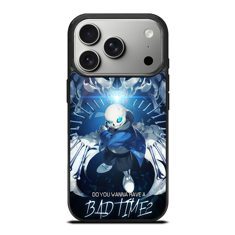 UNDERTALE SANS BAD TIME CARTOON iPhone 17 Pro Case Cover