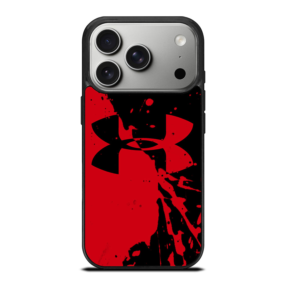 UNDER ARMOUR BLACK RED LOGO iPhone 17 Pro Case Cover