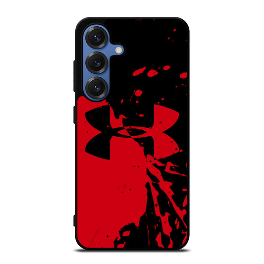 UNDER ARMOUR BLACK RED LOGO Samsung Galaxy S25 Case Cover
