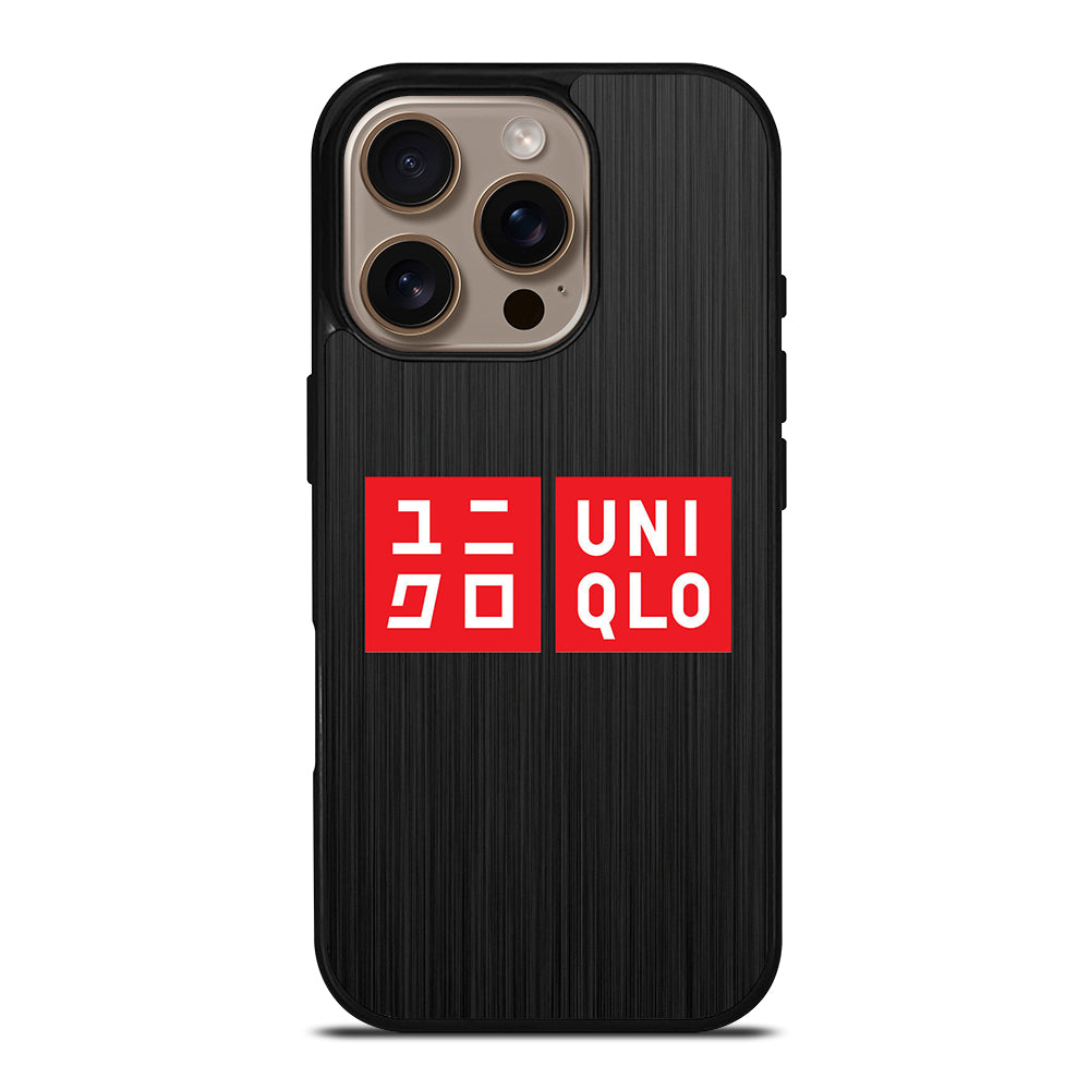 UNIQLO LOGO METAL iPhone 16 Pro Case Cover