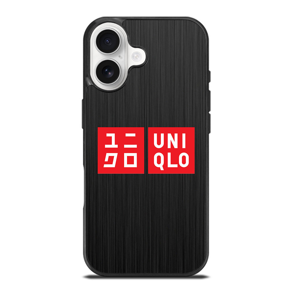 UNIQLO LOGO METAL iPhone 17 Case Cover