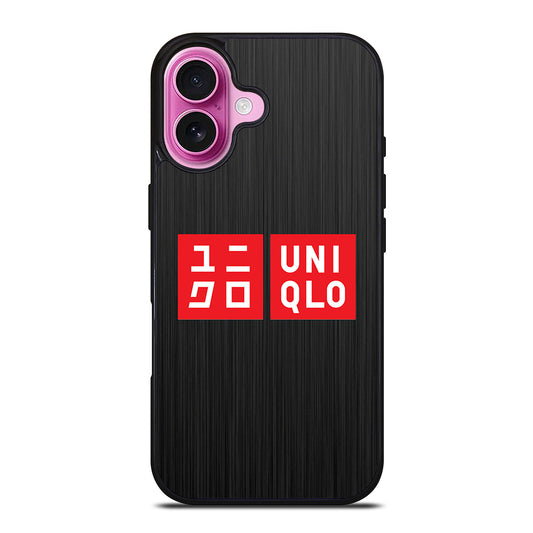 UNIQLO LOGO METAL iPhone 16 Plus Case Cover