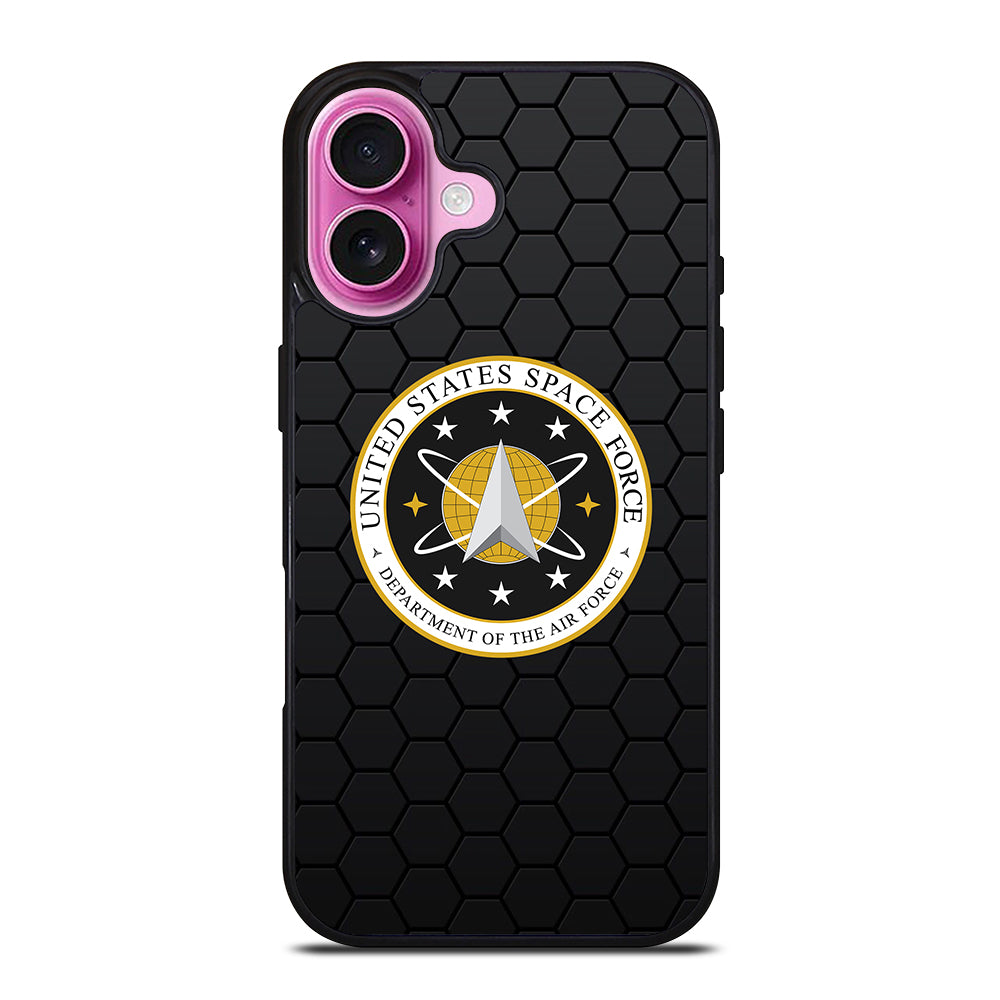 UNITED STATES SPACE CORPS USSC HEXAGON LOGO iPhone 16 Plus Case Cover