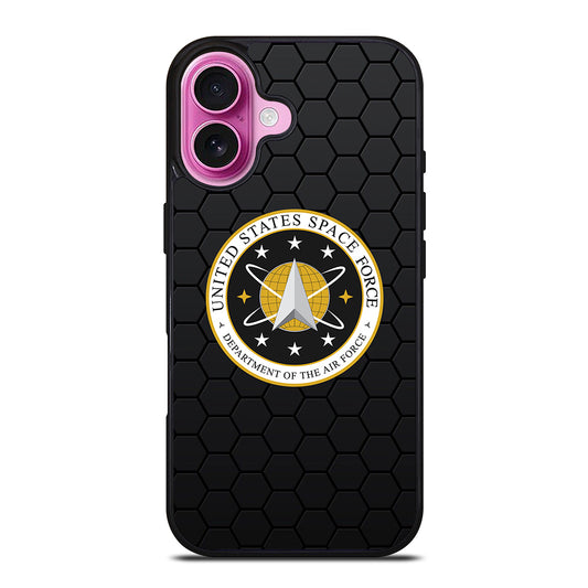UNITED STATES SPACE CORPS USSC HEXAGON LOGO iPhone 16 Plus Case Cover
