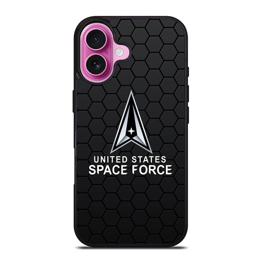UNITED STATES SPACE CORPS USSC LOGO HEXAGON iPhone 16 Plus Case Cover