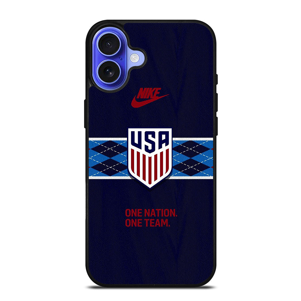 USA SOCCER TEAM ONE NATION ONE TEAM iPhone 16 Case Cover