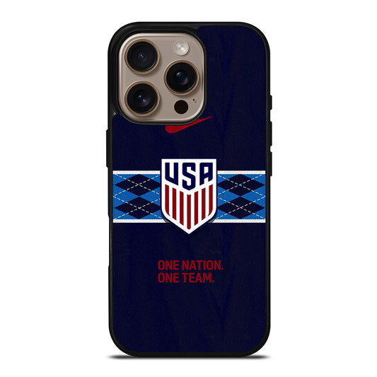 USA SOCCER TEAM ONE NATION ONE TEAM iPhone 16 Pro Case Cover