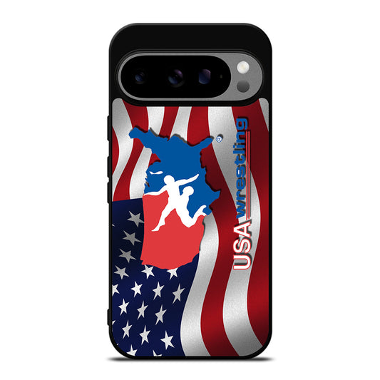 USA WRESTLING FLAG LOGO Google Pixel 9 Pro XL Case Cover