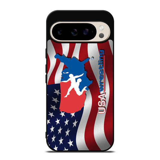 USA WRESTLING FLAG LOGO Google Pixel 9 Pro Case Cover