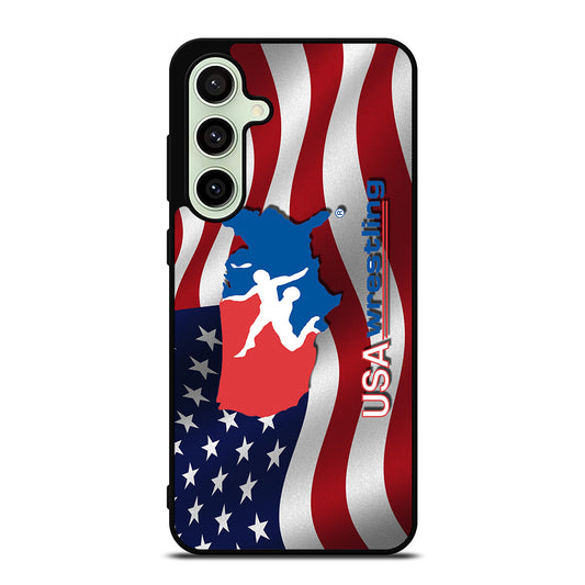 USA WRESTLING FLAG LOGO Samsung Galaxy S24 FE Case Cover