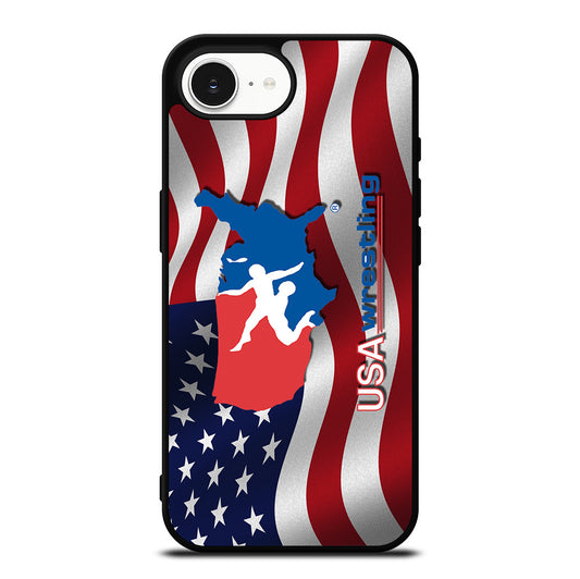 USA WRESTLING FLAG LOGO iPhone 16e Case Cover