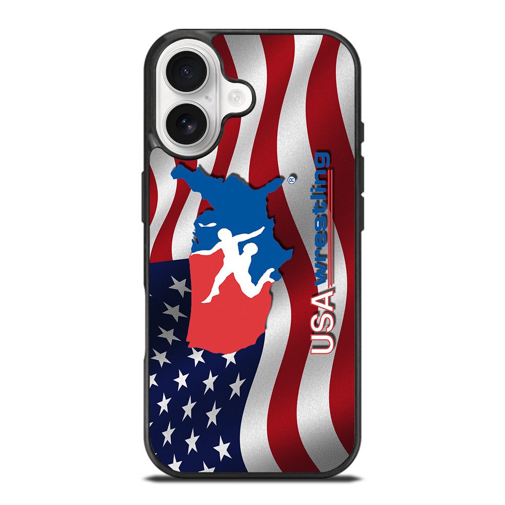 USA WRESTLING FLAG LOGO iPhone 17 Case Cover