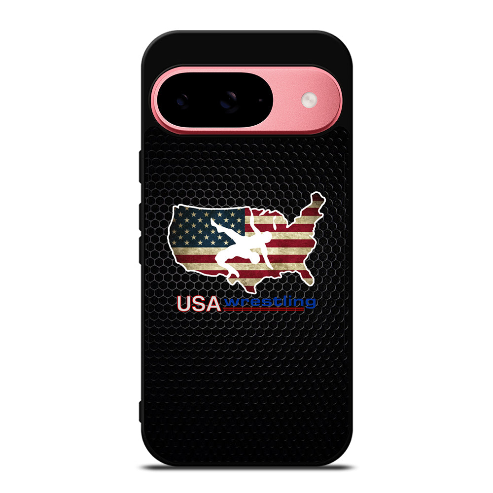 USA WRESTLING METAL LOGO Google Pixel 9 Case Cover