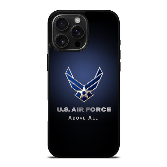 US AIR FORCE ABOVE ALL iPhone 16 Pro Max Case Cover