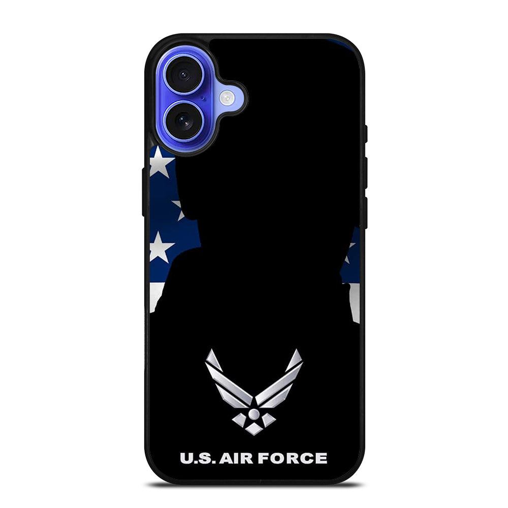 US AIR FORCE AMERICAN FLAG iPhone 16 Case Cover