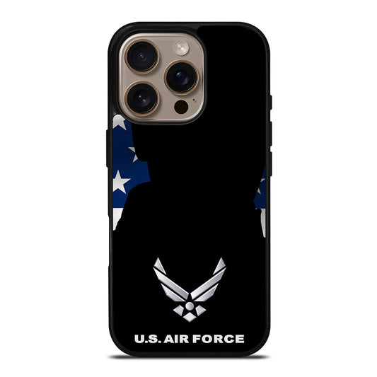 US AIR FORCE AMERICAN FLAG iPhone 16 Pro Case Cover