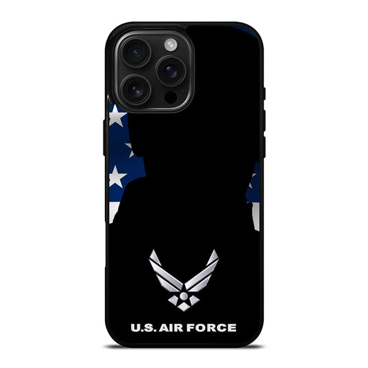 US AIR FORCE AMERICAN FLAG iPhone 16 Pro Max Case Cover