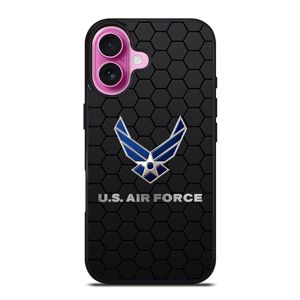 US AIR FORCE LOGO HEXAGON iPhone 16 Plus Case Cover