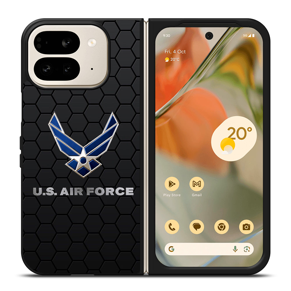 US AIR FORCE LOGO HEXAGON Google Pixel 9 Pro Fold Case Cover