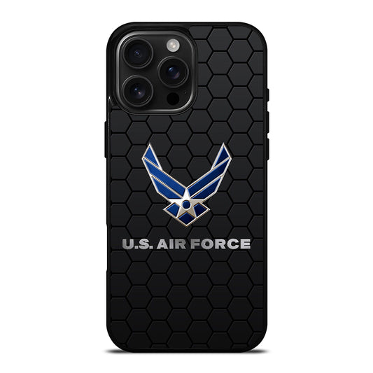 US AIR FORCE LOGO HEXAGON iPhone 16 Pro Max Case Cover