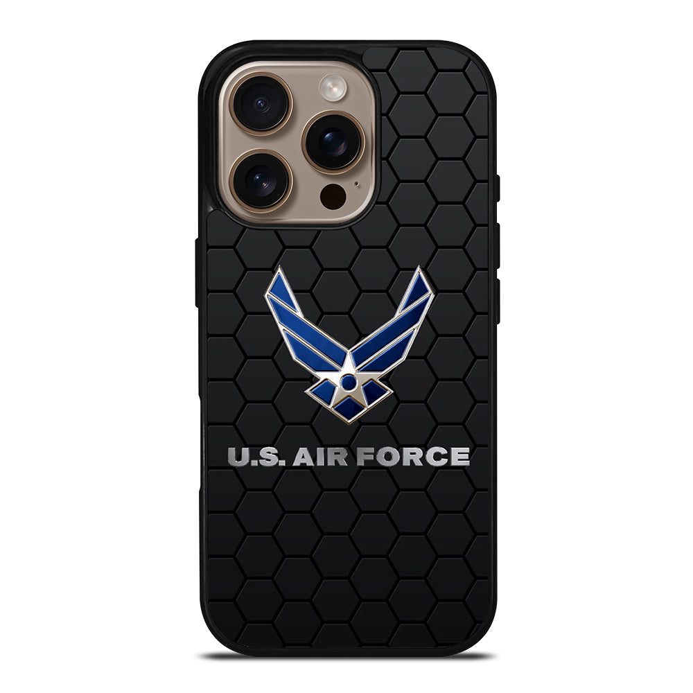 US AIR FORCE LOGO HEXAGON iPhone 16 Pro Case Cover