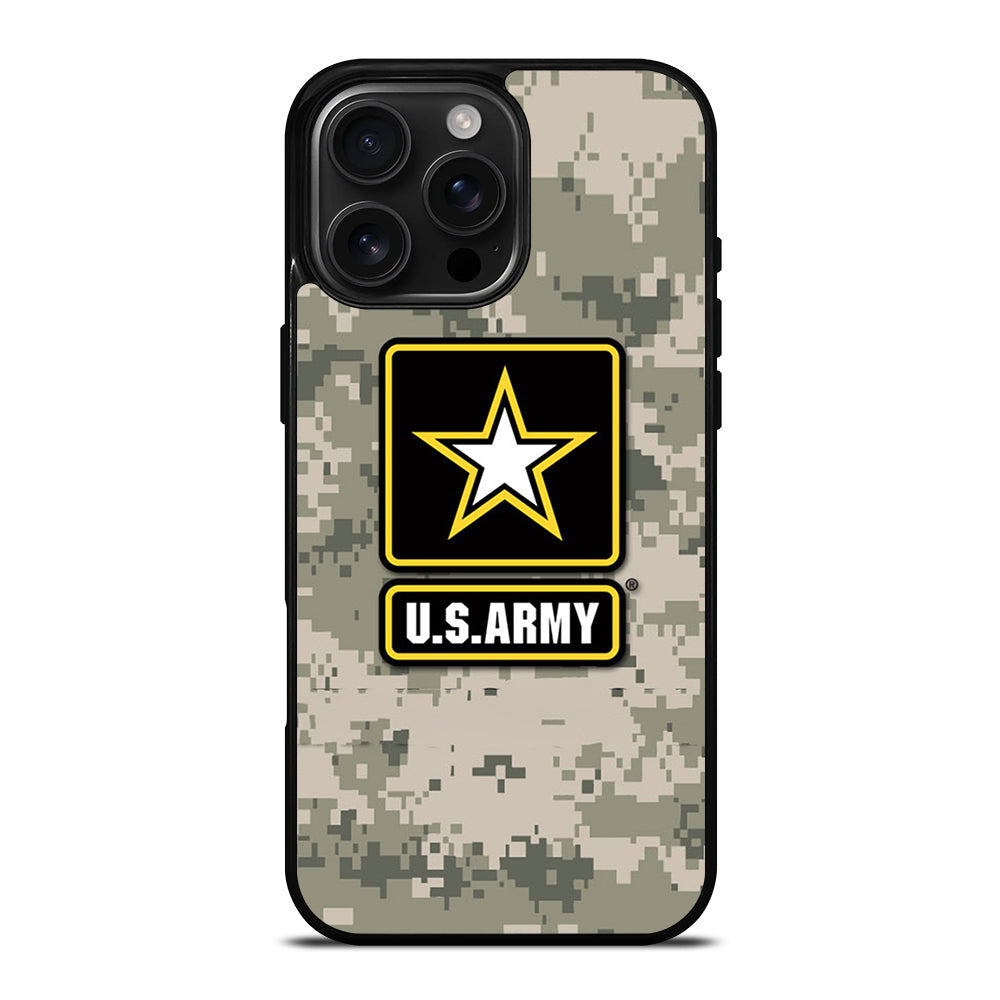 US ARMY USA MILITARY CAMO LOGO iPhone 16 Pro Max Case Cover