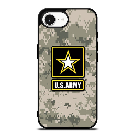US ARMY USA MILITARY CAMO LOGO iPhone 16e Case Cover
