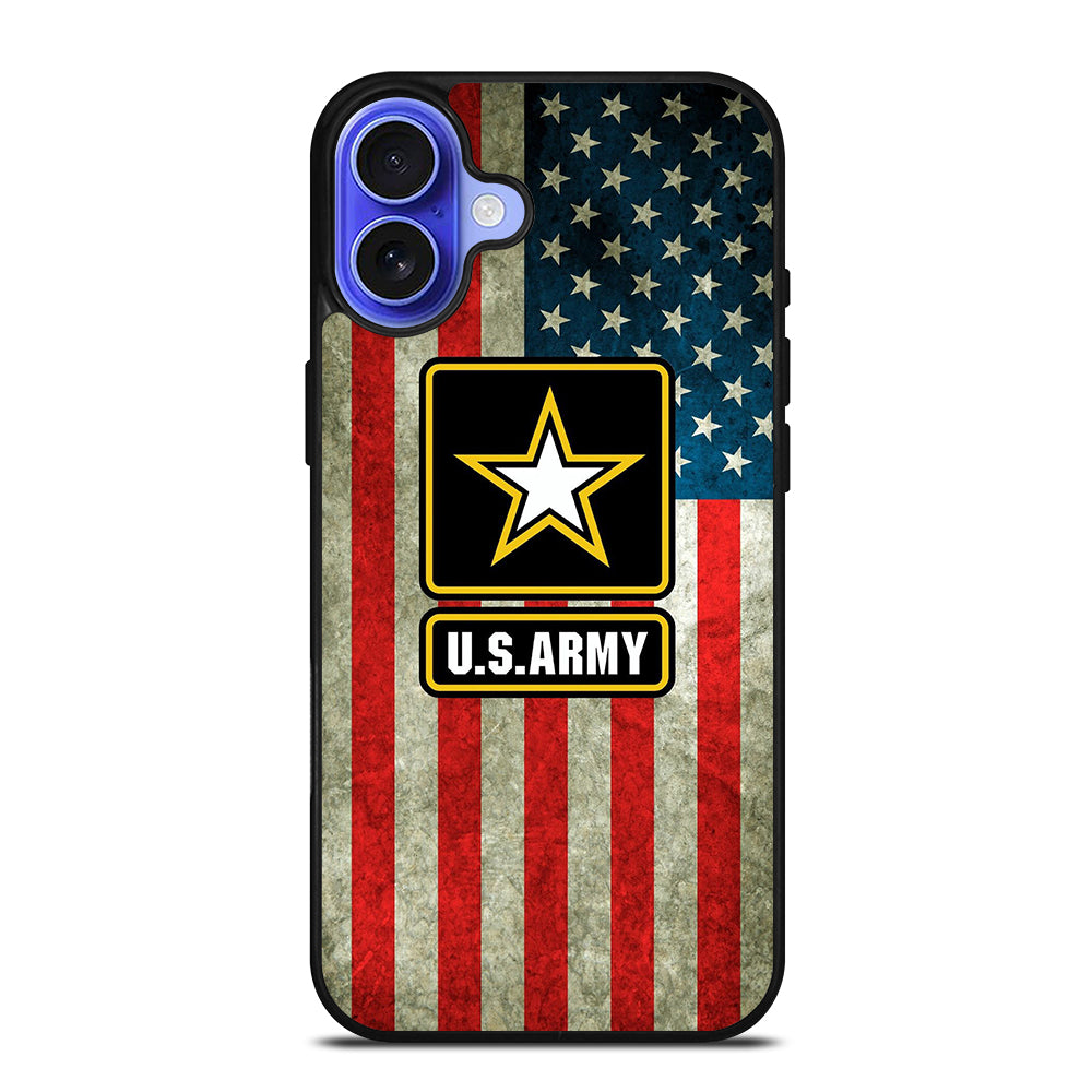 US ARMY USA MILITARY FLAG LOGO iPhone 16 Case Cover