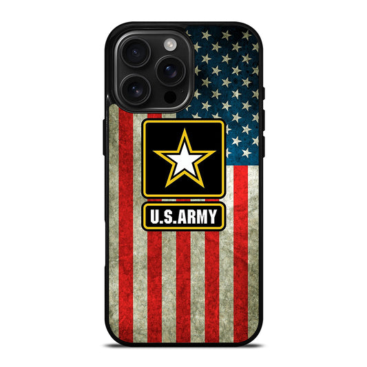 US ARMY USA MILITARY FLAG LOGO iPhone 16 Pro Max Case Cover