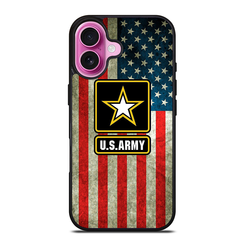 US ARMY USA MILITARY FLAG LOGO iPhone 16 Plus Case Cover