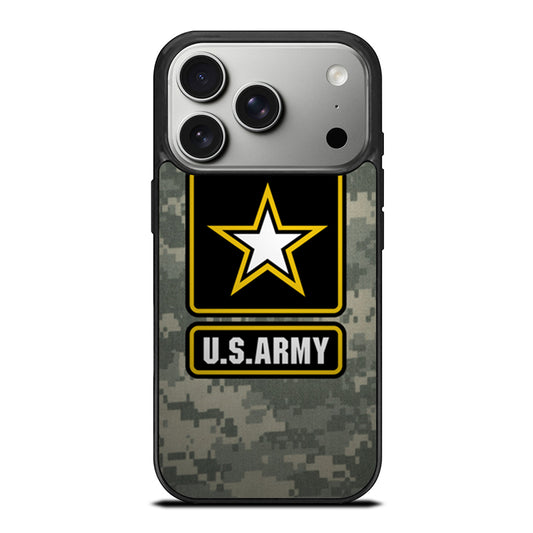 US ARMY USA MILITARY LOGO CAMO iPhone 17 Pro Case Cover