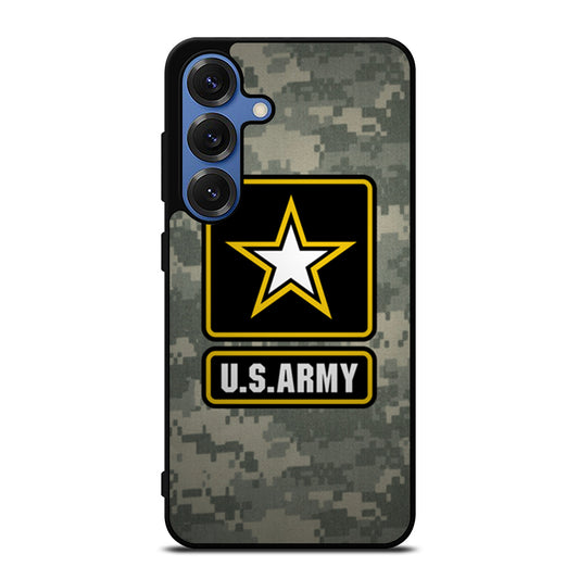 US ARMY USA MILITARY LOGO CAMO Samsung Galaxy S25 Case Cover
