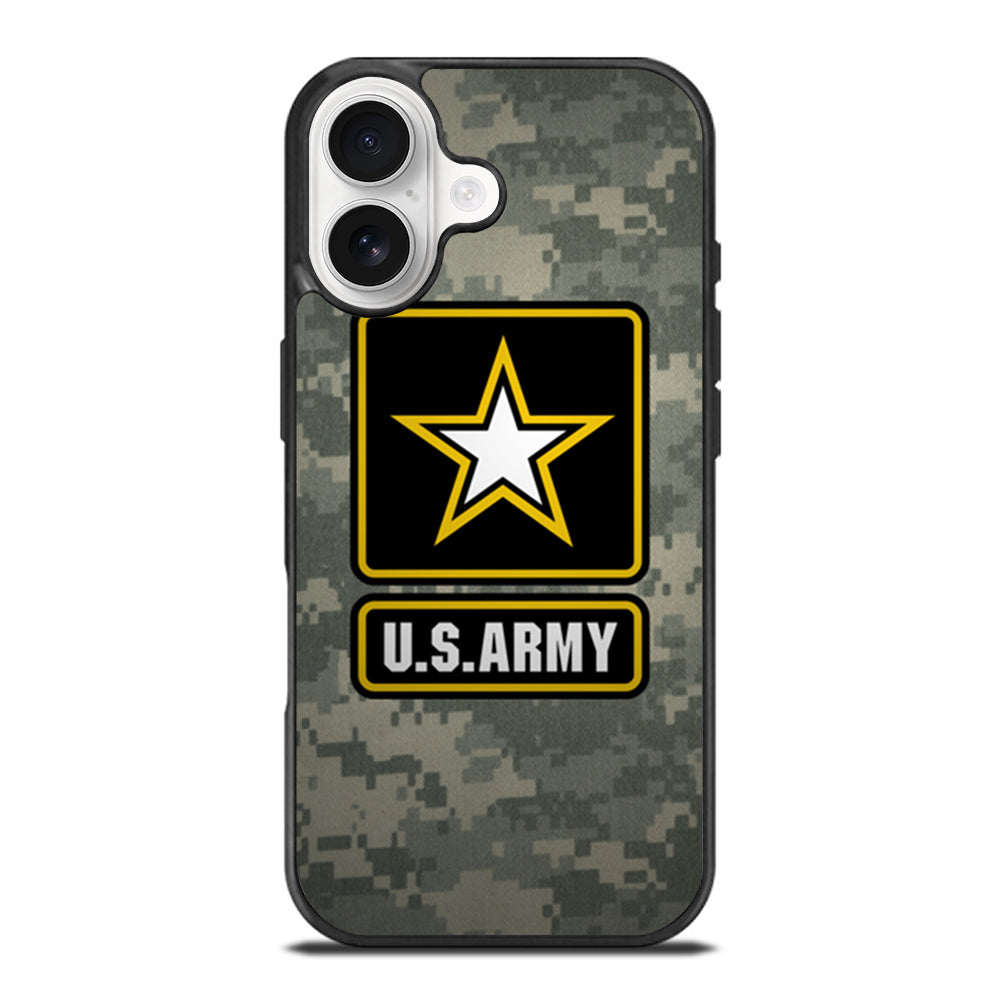 US ARMY USA MILITARY LOGO CAMO iPhone 17 Case Cover