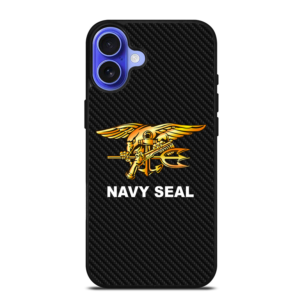 US NAVY SEAL CARBON LOGO iPhone 16 Case Cover