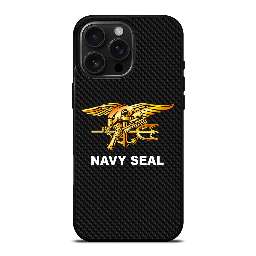 US NAVY SEAL CARBON LOGO iPhone 16 Pro Max Case Cover